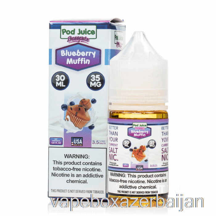 Vape Baku Blueberry Muffin - Pod Juice - 30mL 55mg